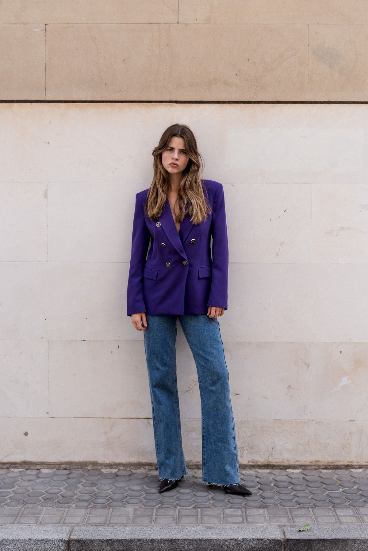 BLAZER ENTALLADA CRUZADA