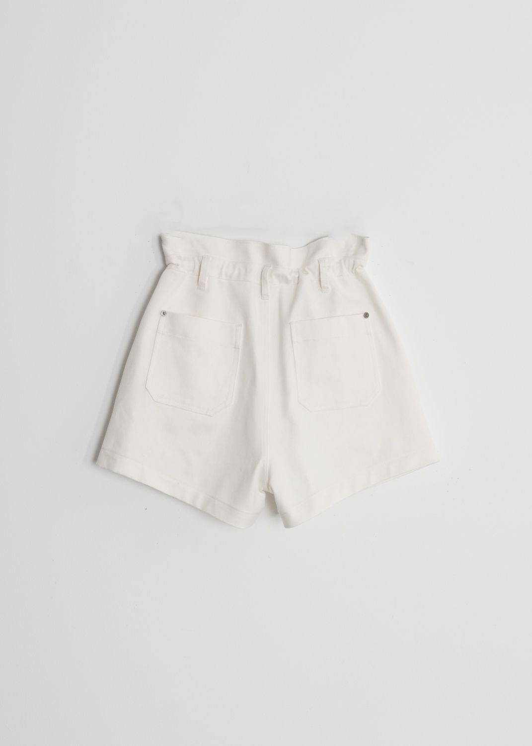 Weite Paperbag-Bermudas