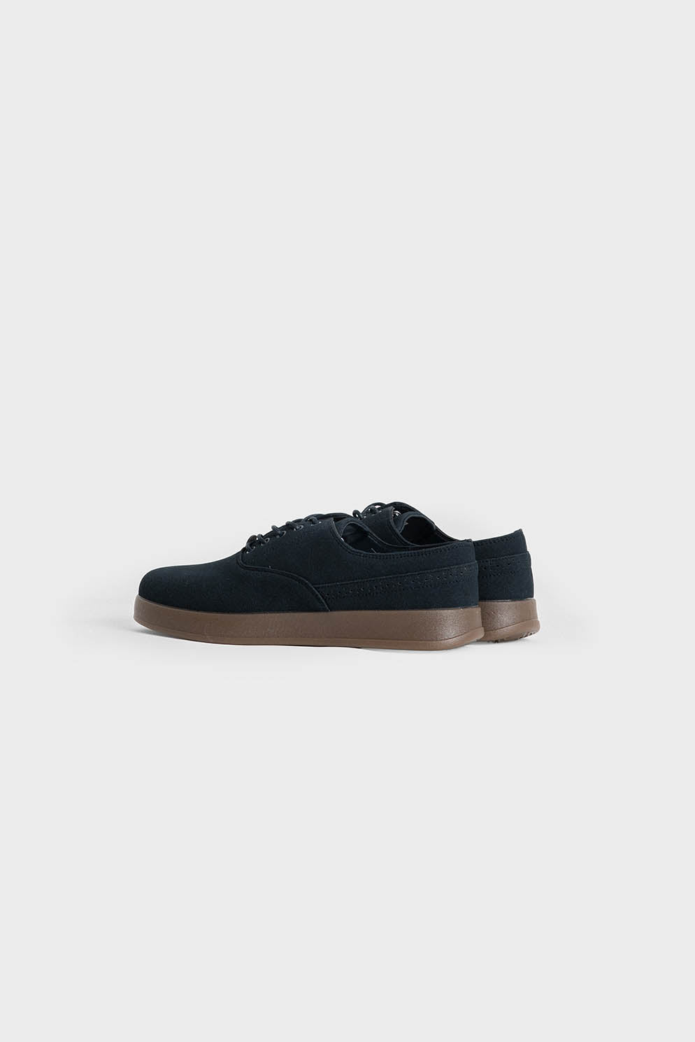 Derby-Schuh aus marineblauem Veloursleder — Bild 4