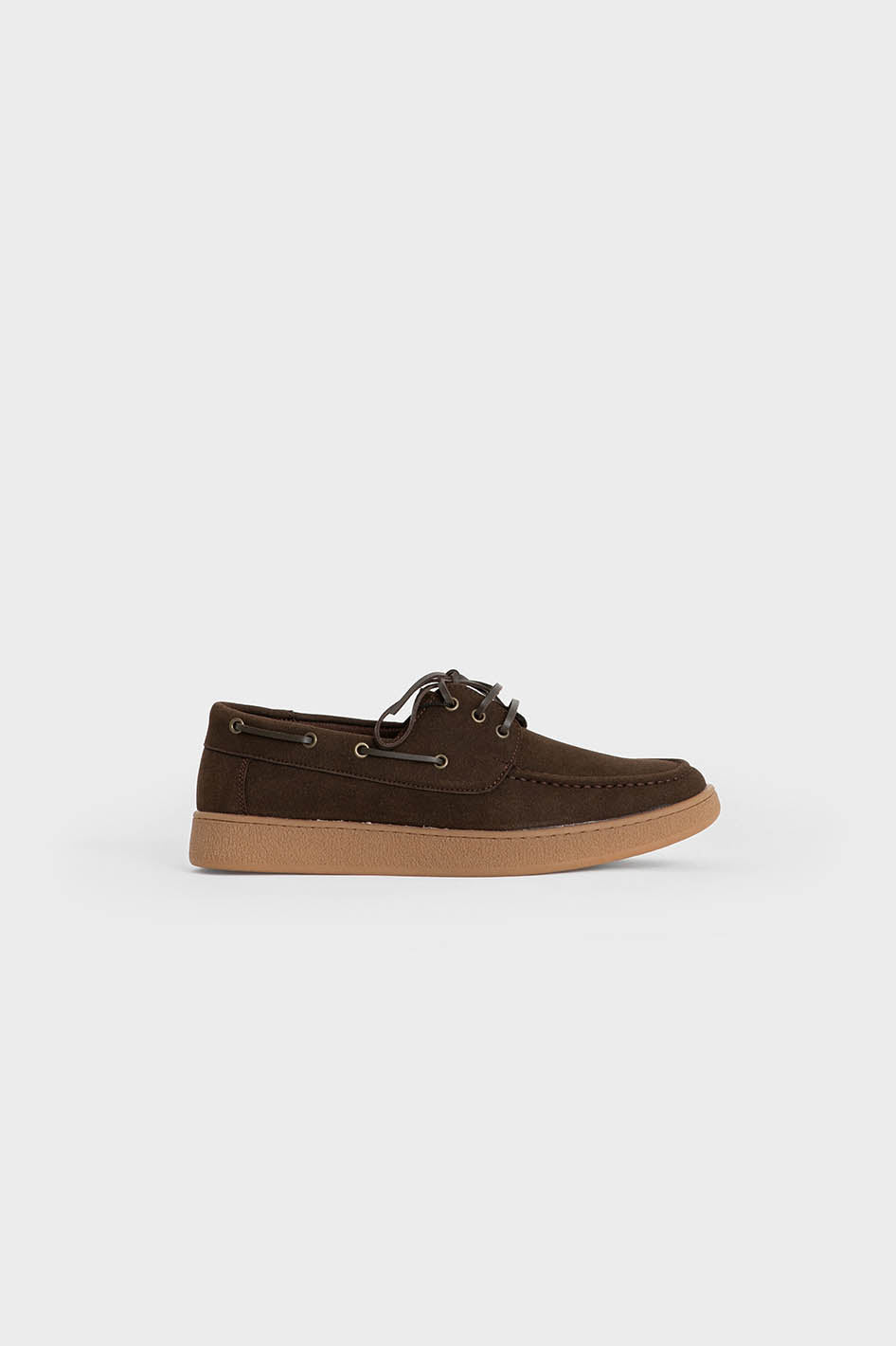 Scarpa da barca marrone con suola in gomma — immagine 3