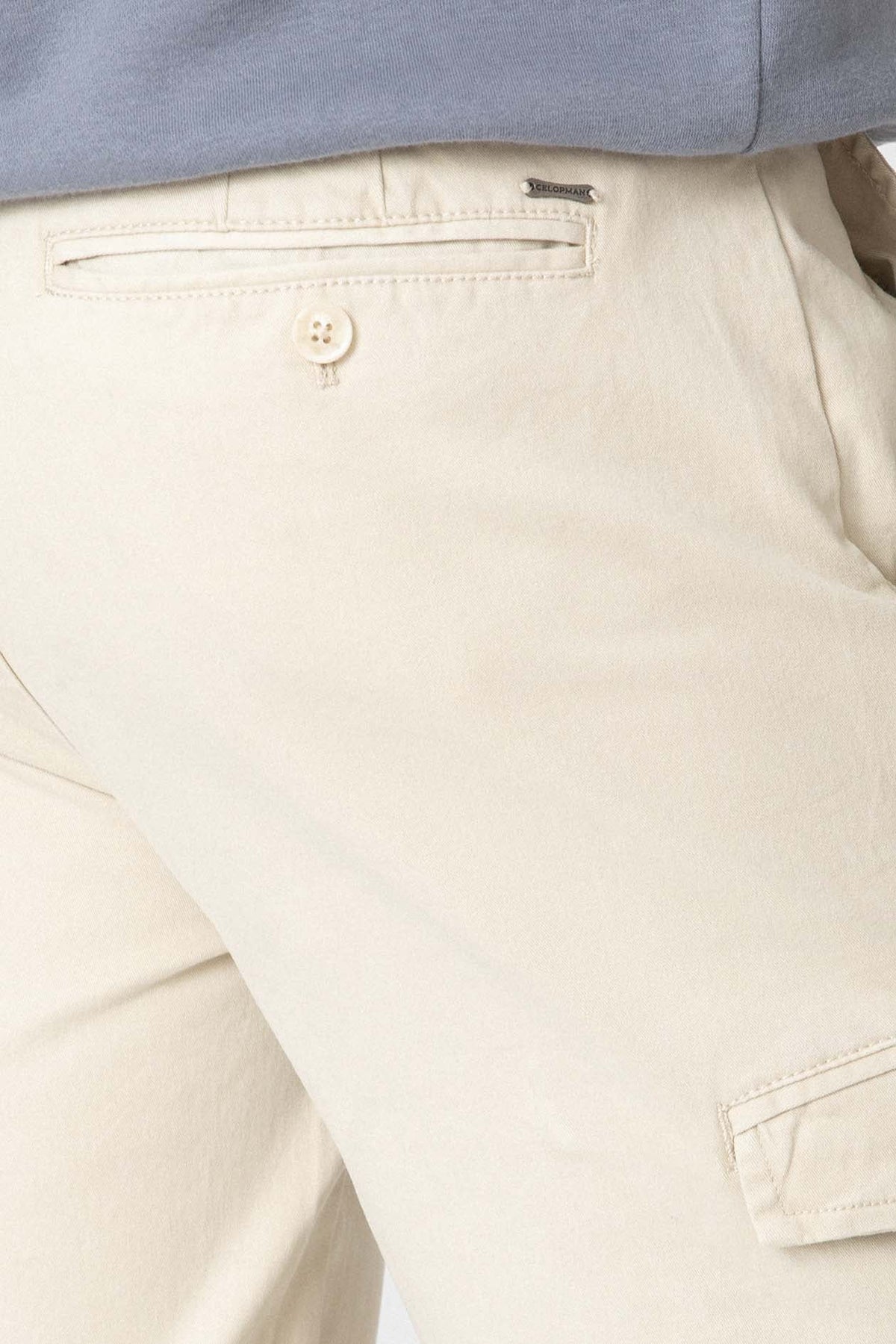 Pantalón chino cargo beige de Celopman, imagen 4