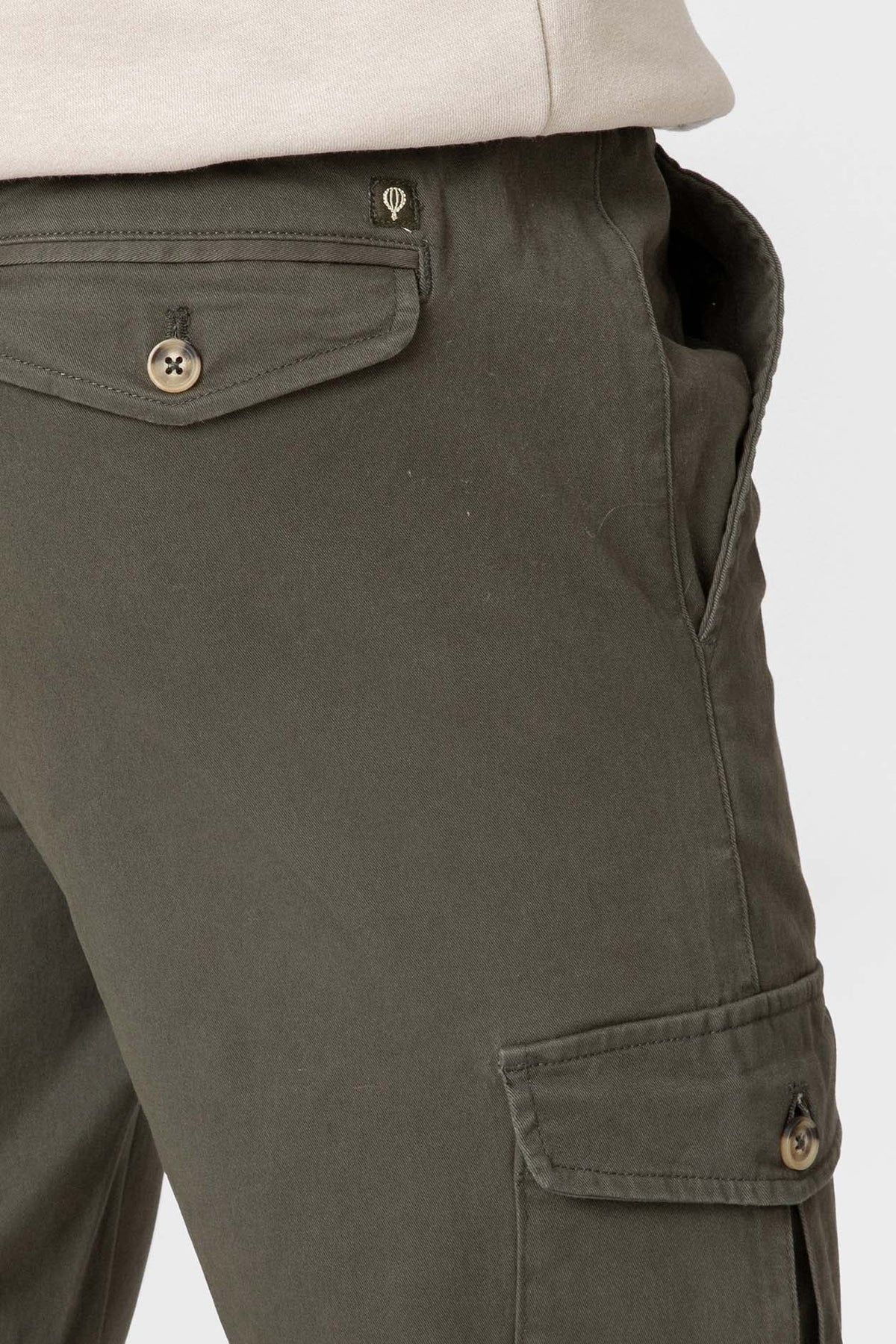 Calças jogger cargo caqui — imagem 4