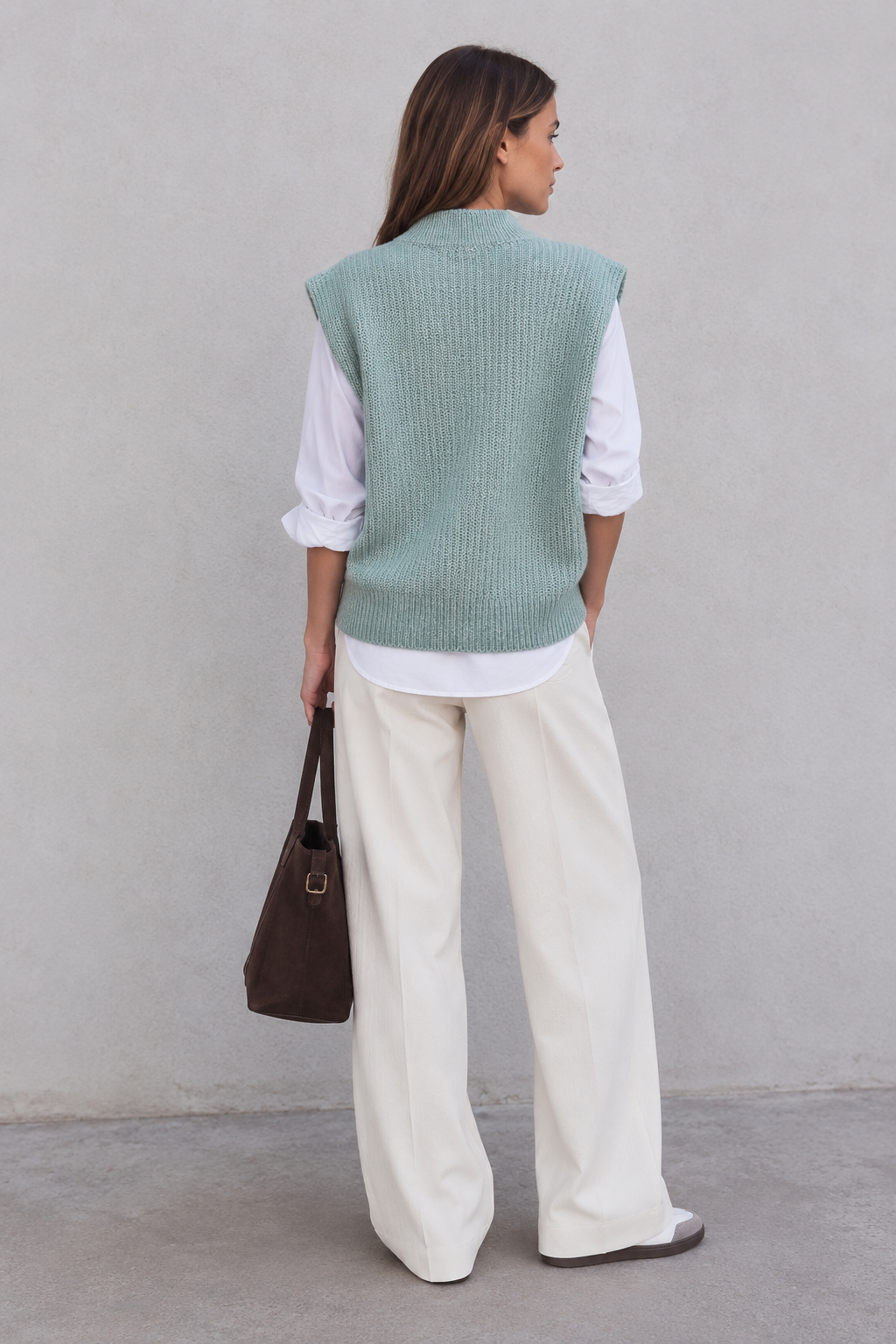 CHALECO PUNTO OVERSIZE