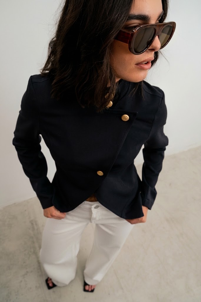 CHAQUETA CRUZADA BOTONES