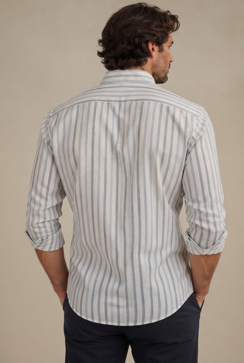 Camisa oxford raya diplomática · vista 3
