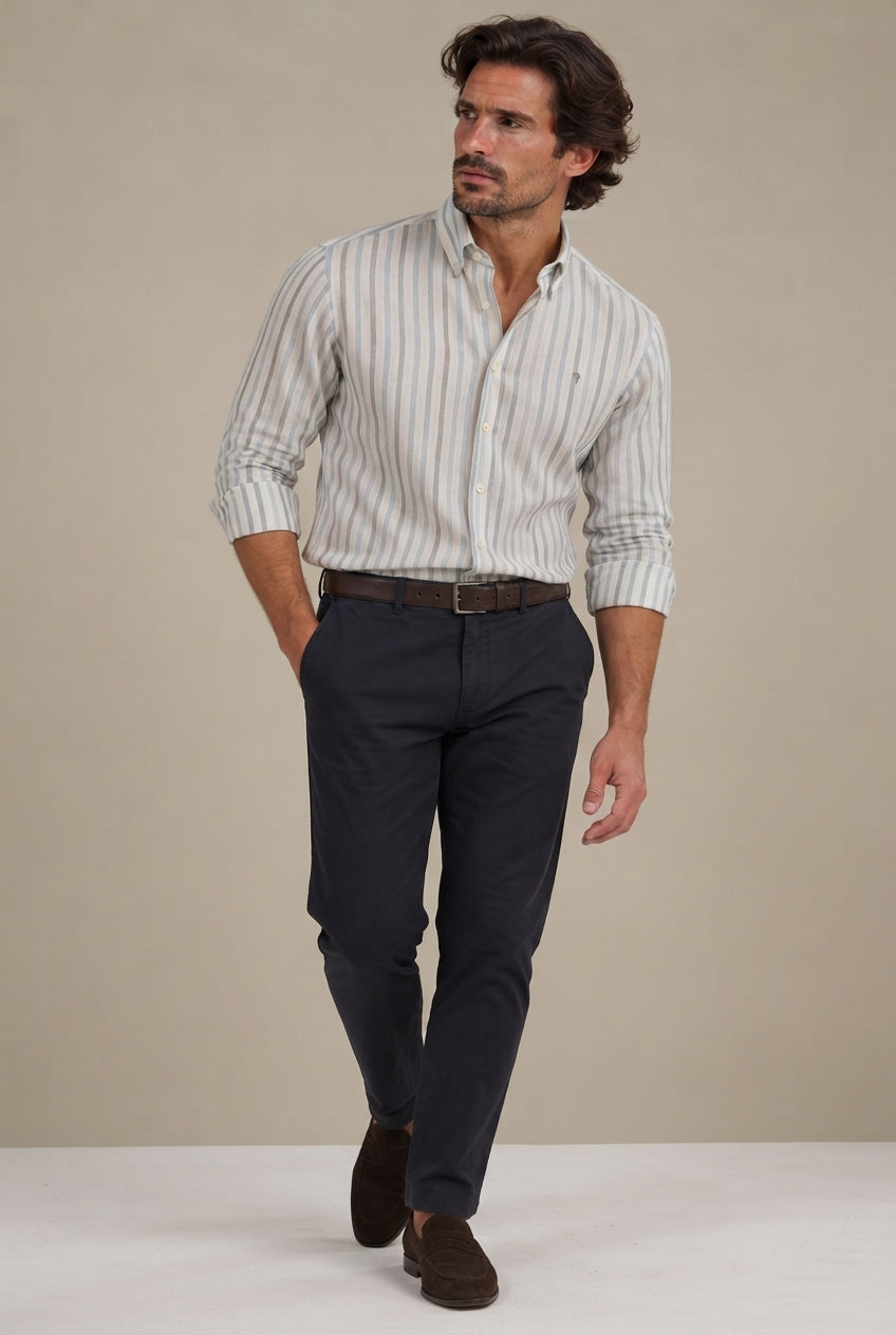 Camisa oxford raya diplomática · vista 5