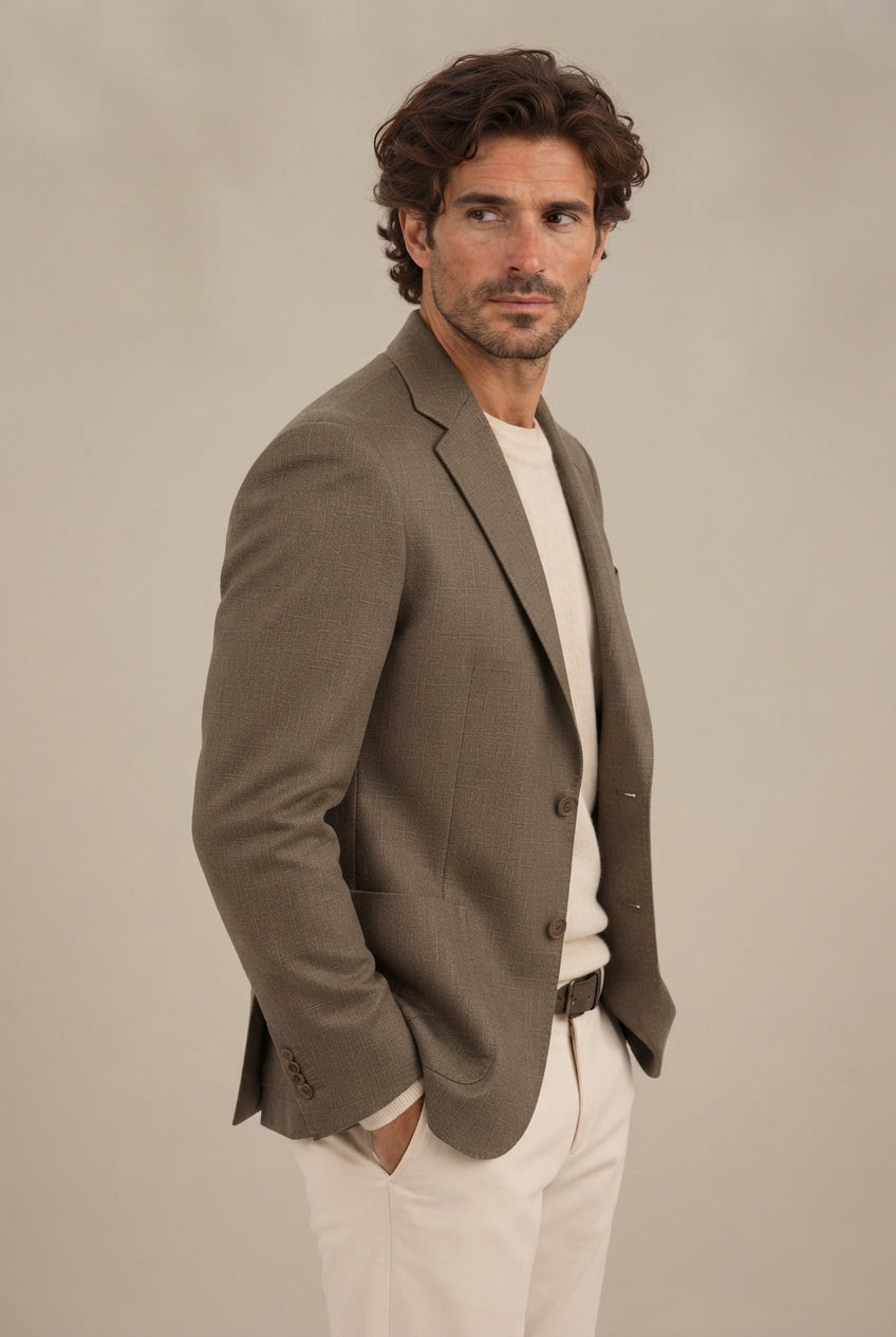 Chaqueta casual verde · vista 4