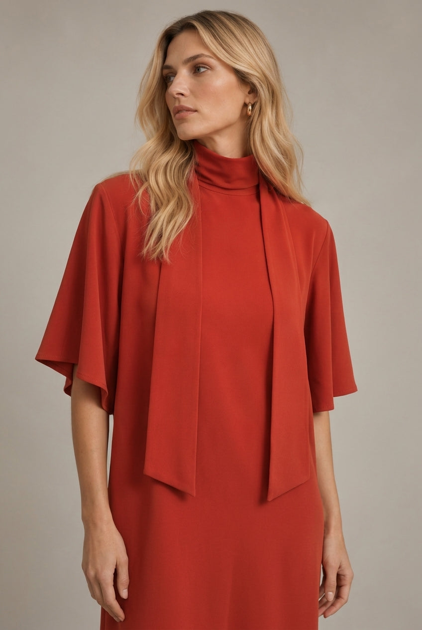 VESTIDO MIDI LAZADA