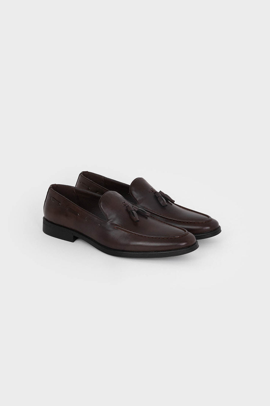 zapato vestir borla marrón — vista principal