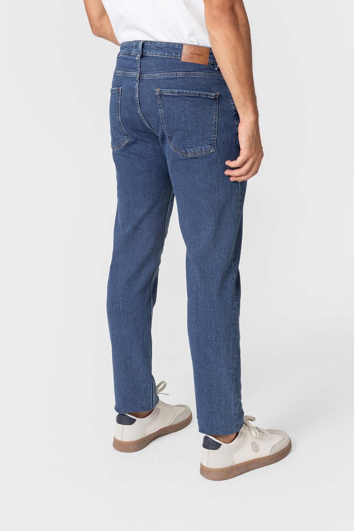 Vaquero regular fit de cinco bolsillos de Celopman, imagen 4