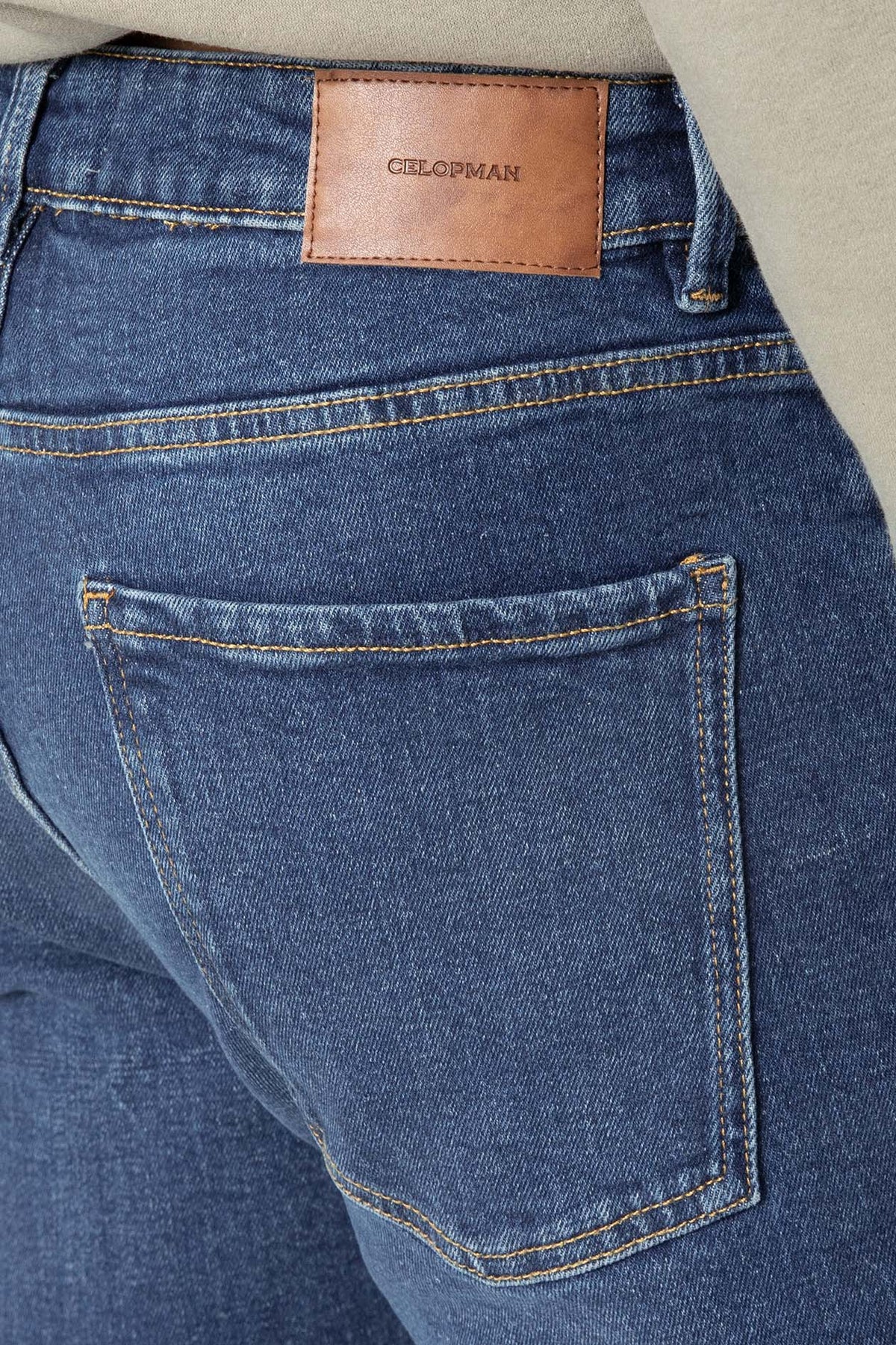 Vaquero slim fit de cinco bolsillos de Celopman, imagen 4