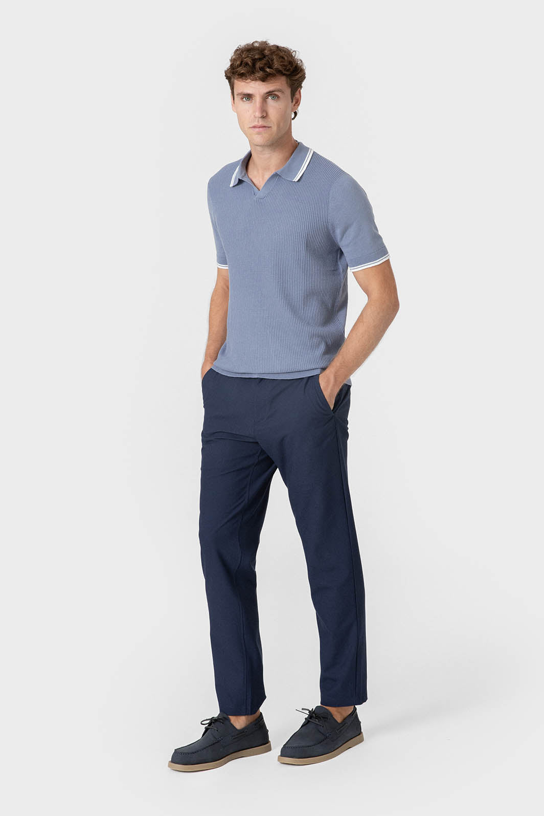 PANTALÓN CASUAL DE VESTIR MARINO