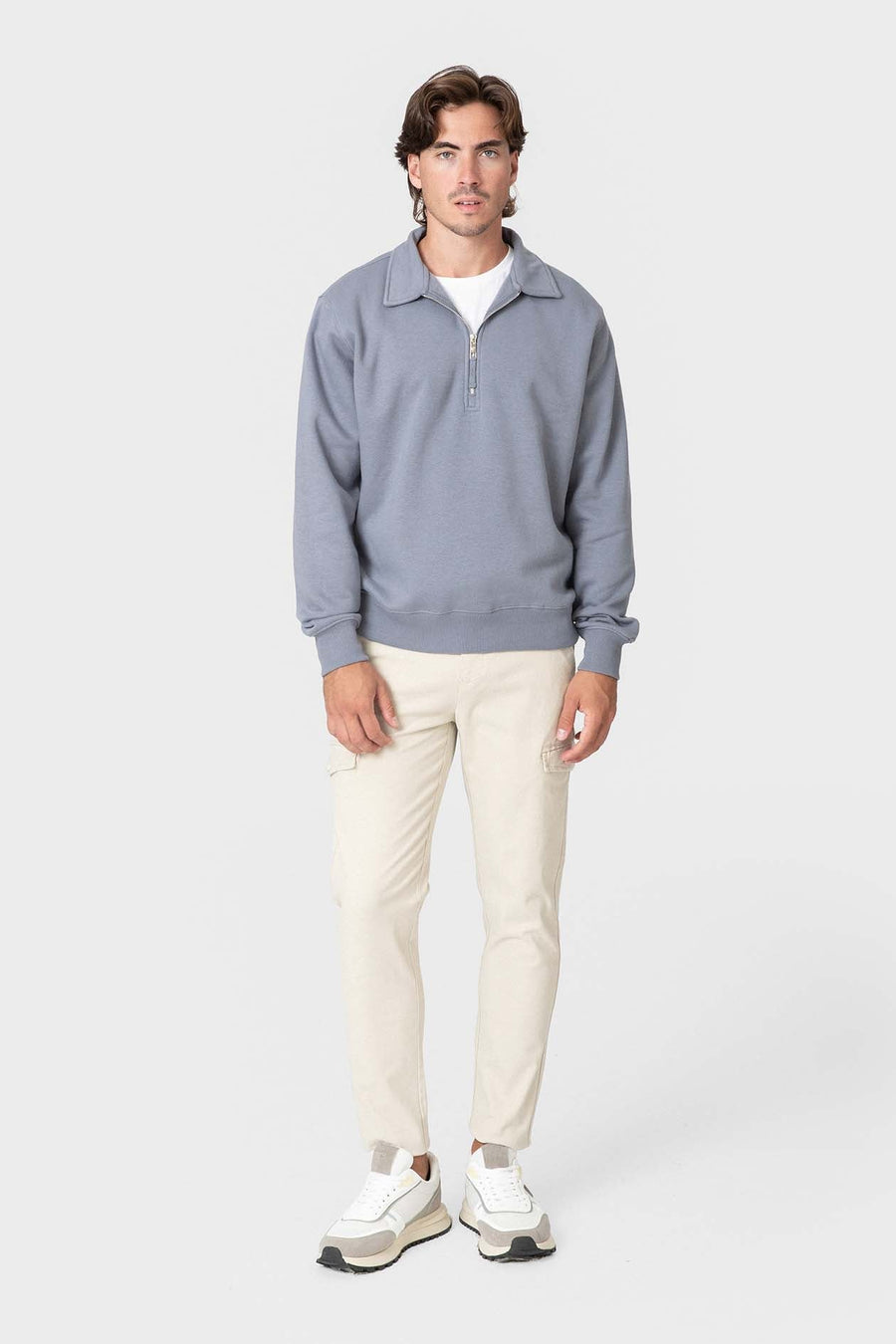Pantalon chino cargo beige — image 2