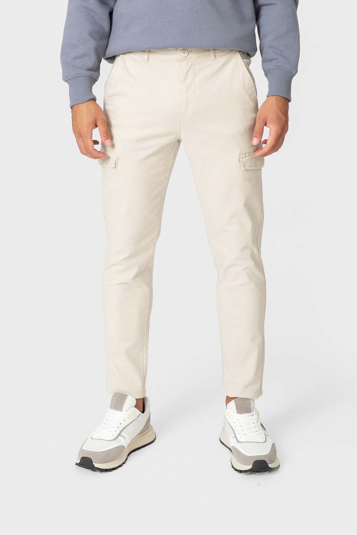 Pantalón chino cargo beige de Celopman, imagen 1