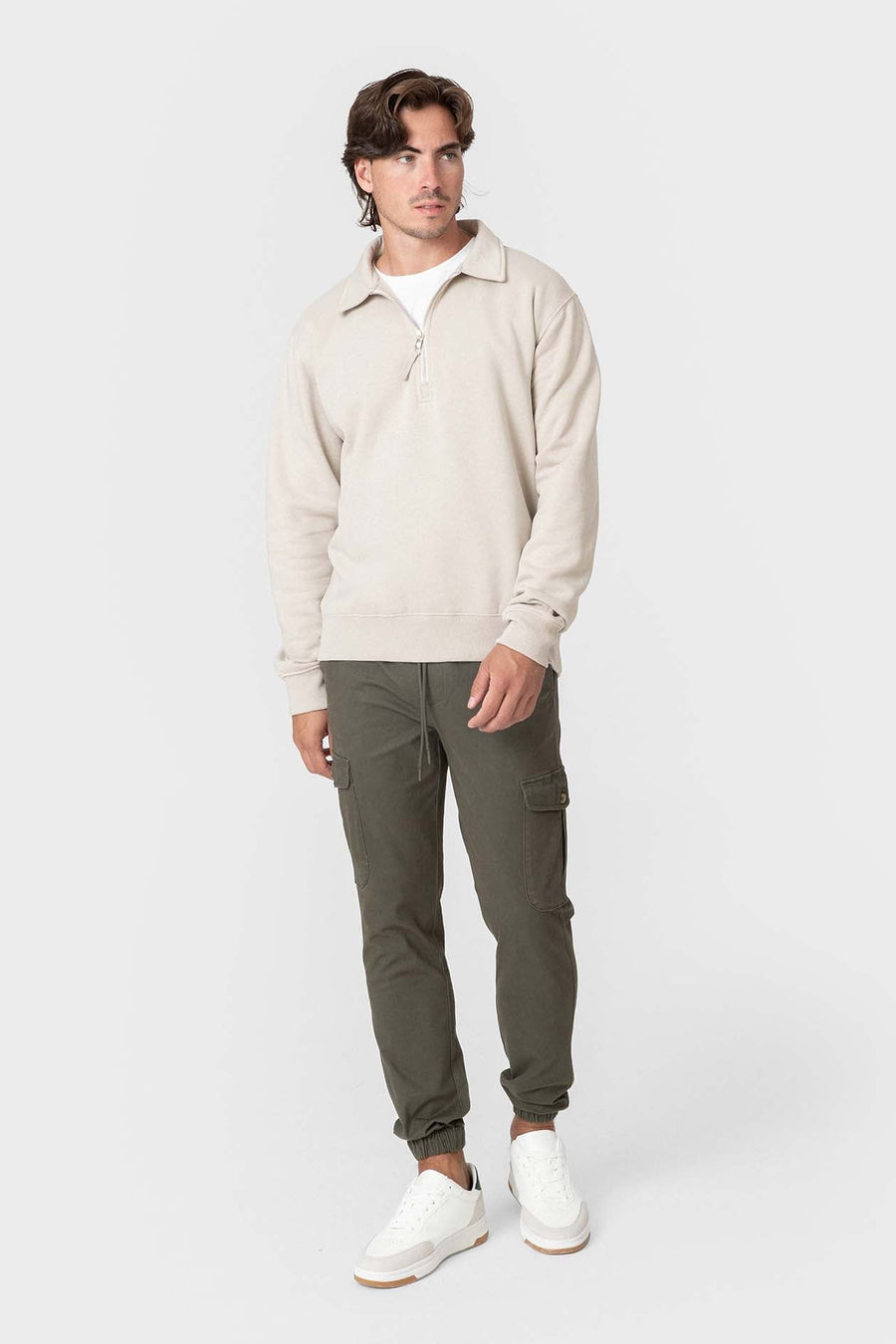 Pantalón jogger cargo kaki de Celopman, imagen 2