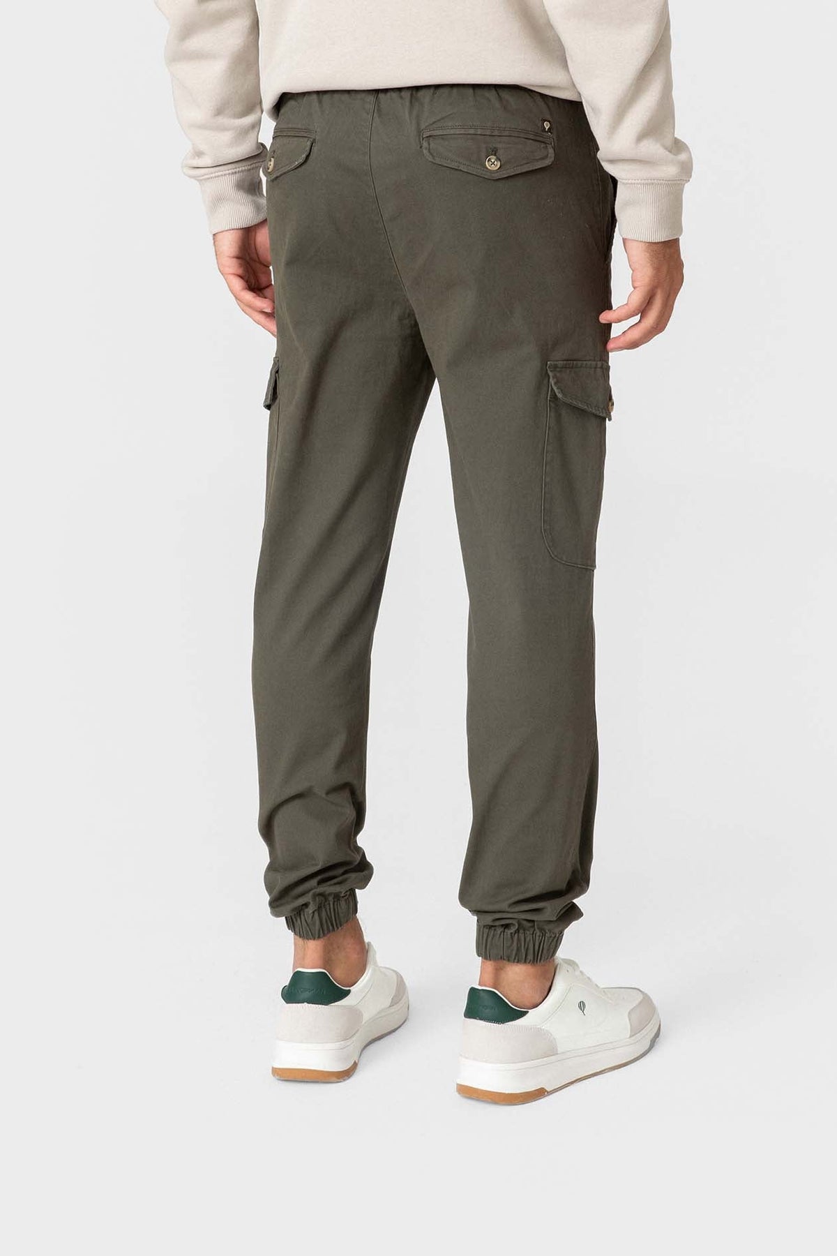 Calças jogger cargo caqui — imagem 5
