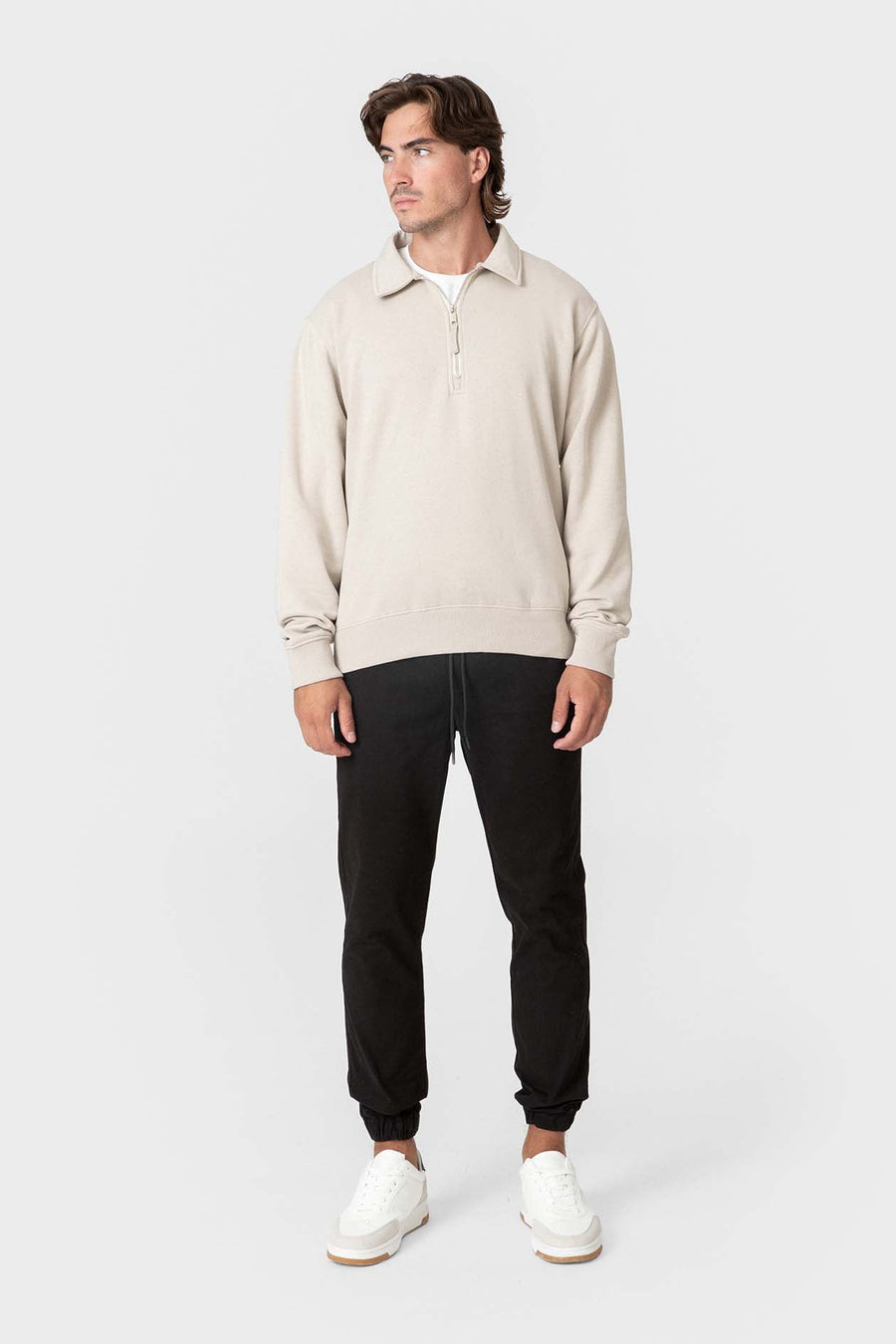 Pantalón jogger negro de algodón de Celopman, imagen 2