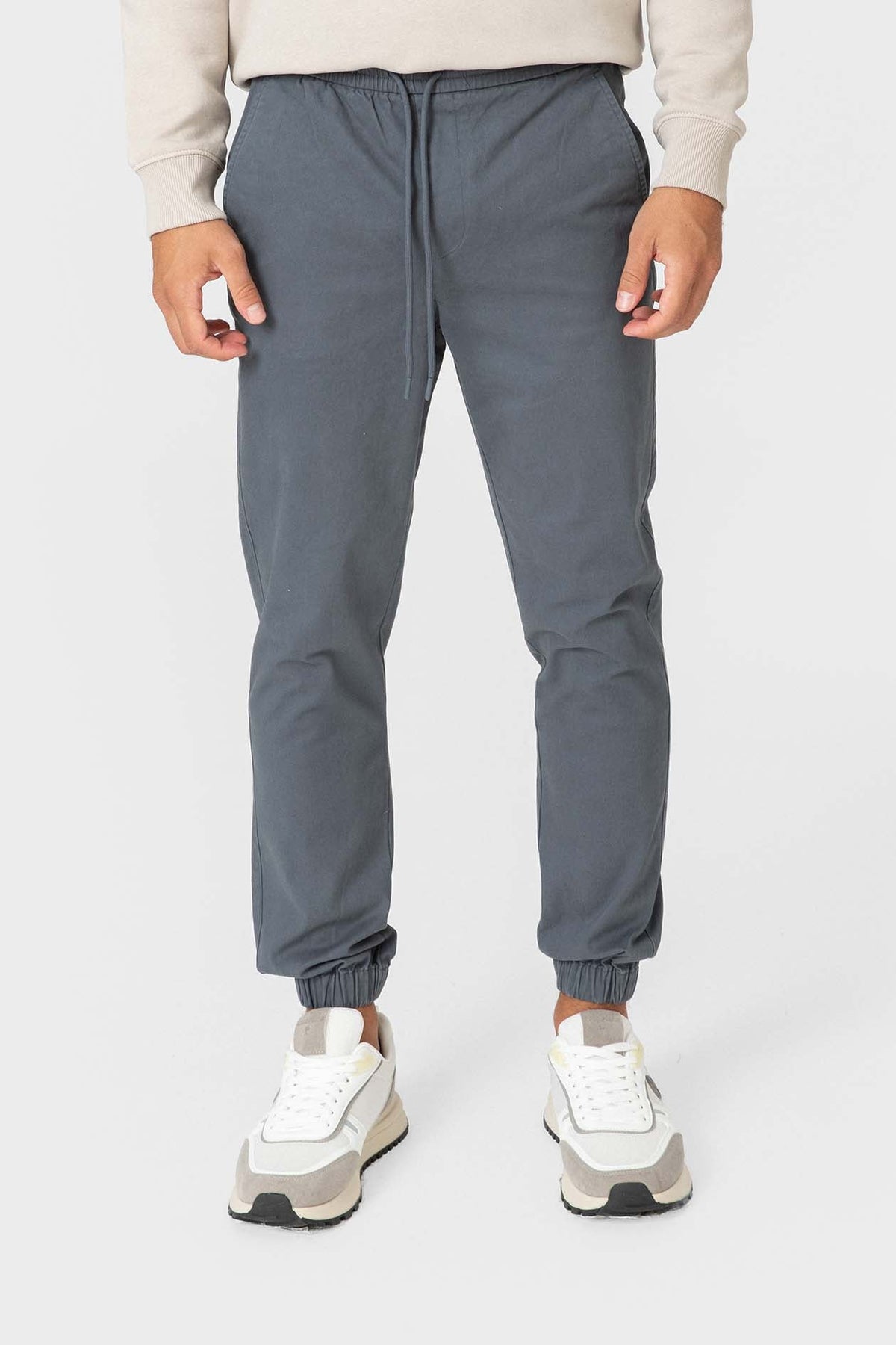 Pantalon de jogging bleu en coton — image 1
