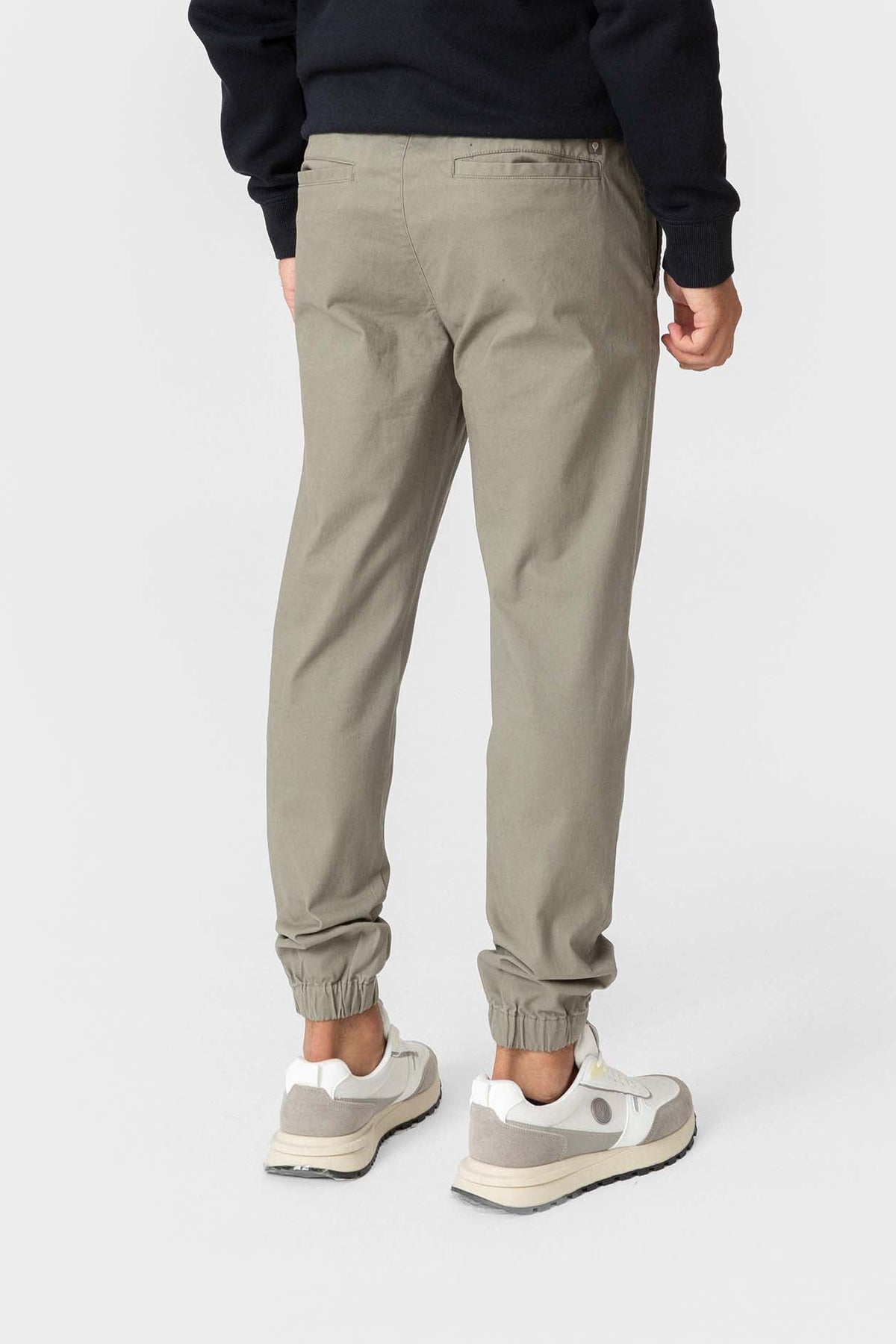 Pantalón jogger verde de algodón de Celopman, imagen 5