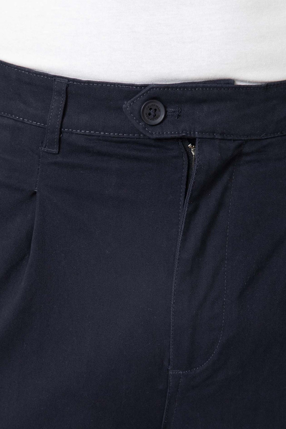 Pantalón chino azul con pinzas de Celopman, imagen 3