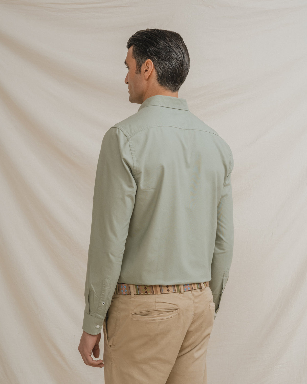 CAMISA OXFORD VERDE