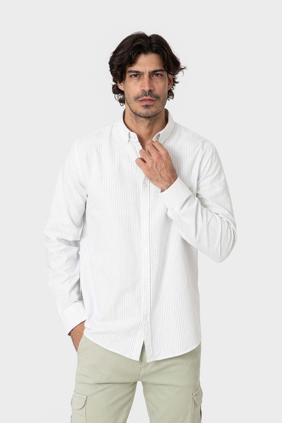 camisa oxford rayas — vista principal