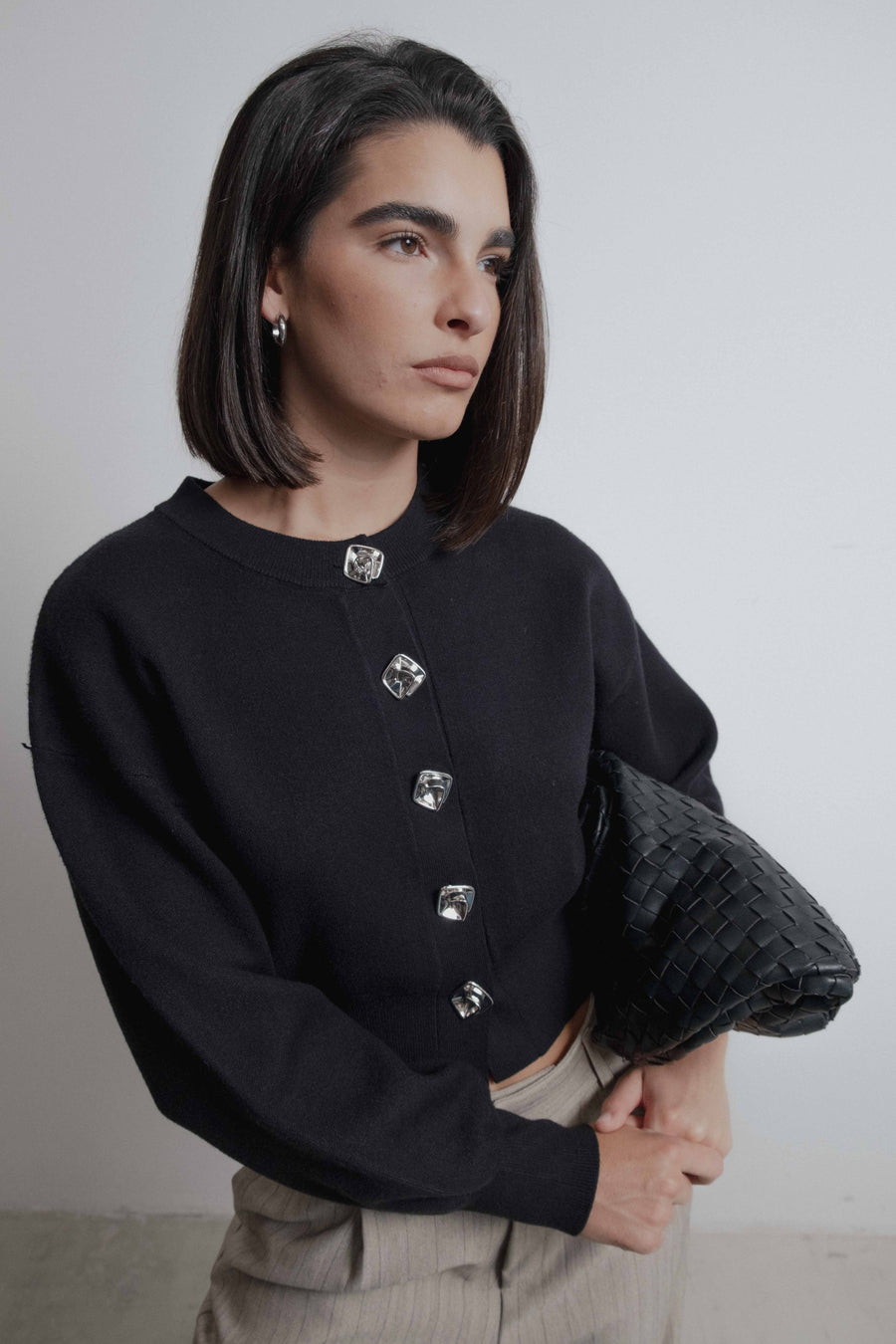 CHAQUETA PUNTO BOTONES