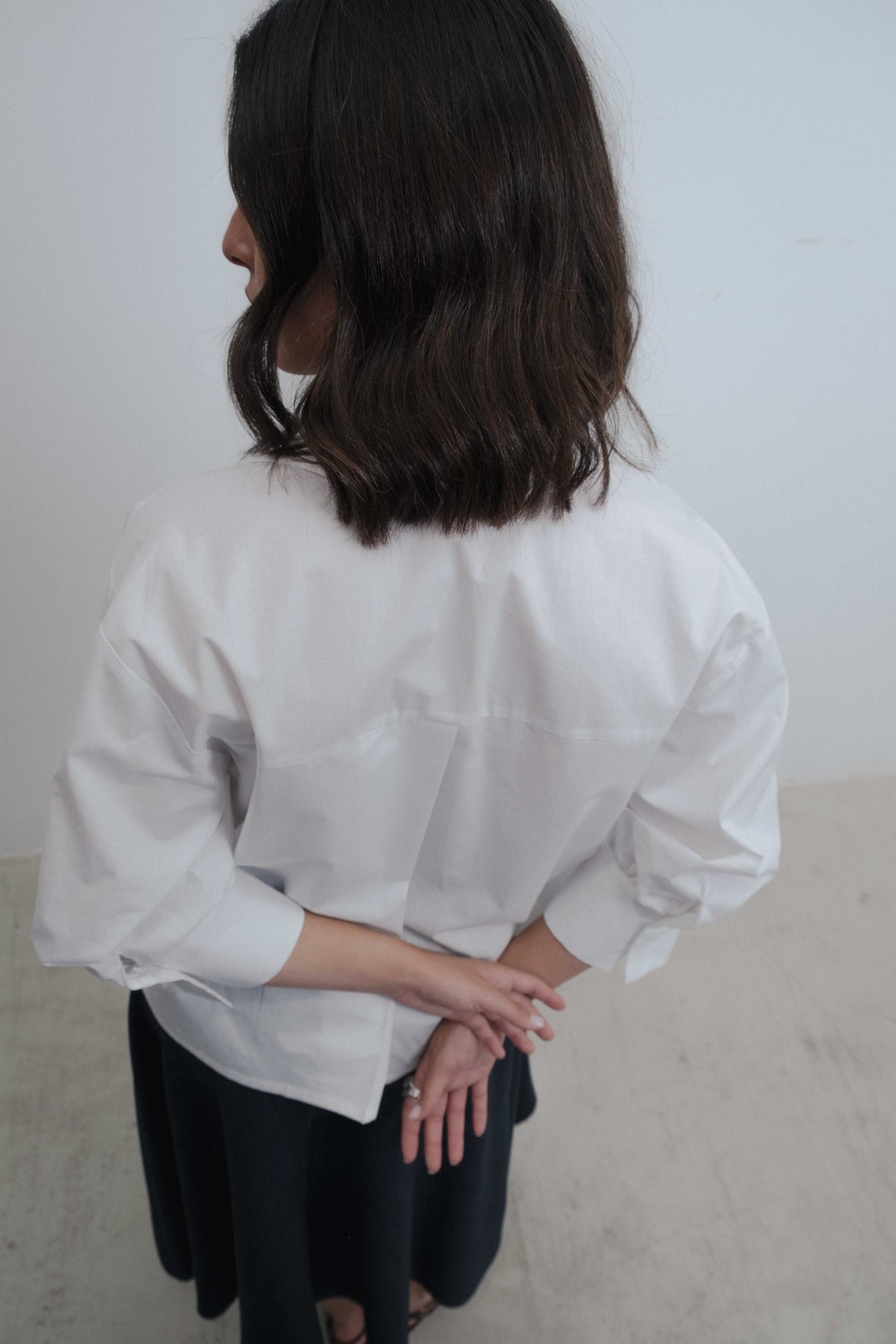 CAMISA MANGA ABULLONADA