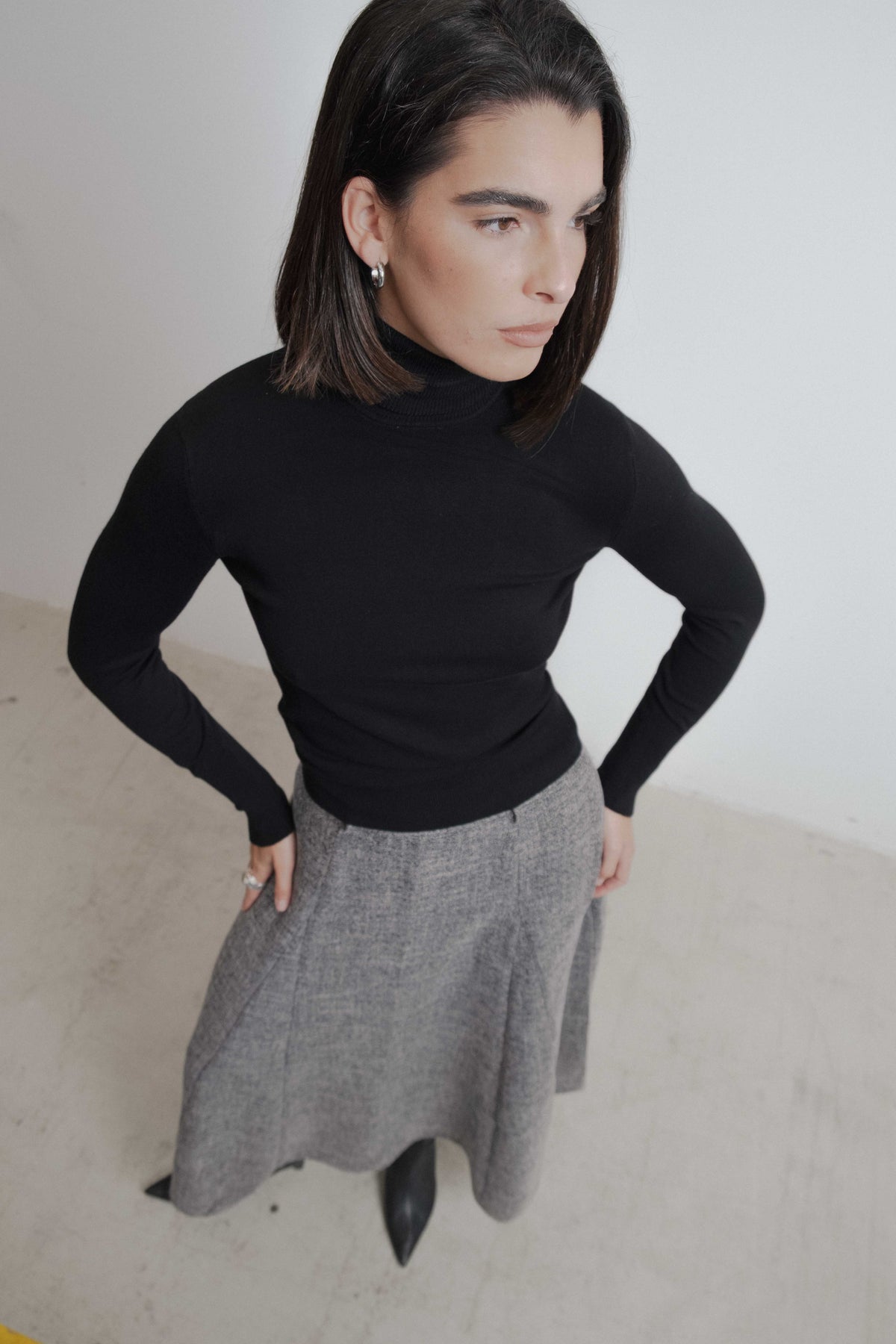 FALDA MIDI ESTRUCTURA