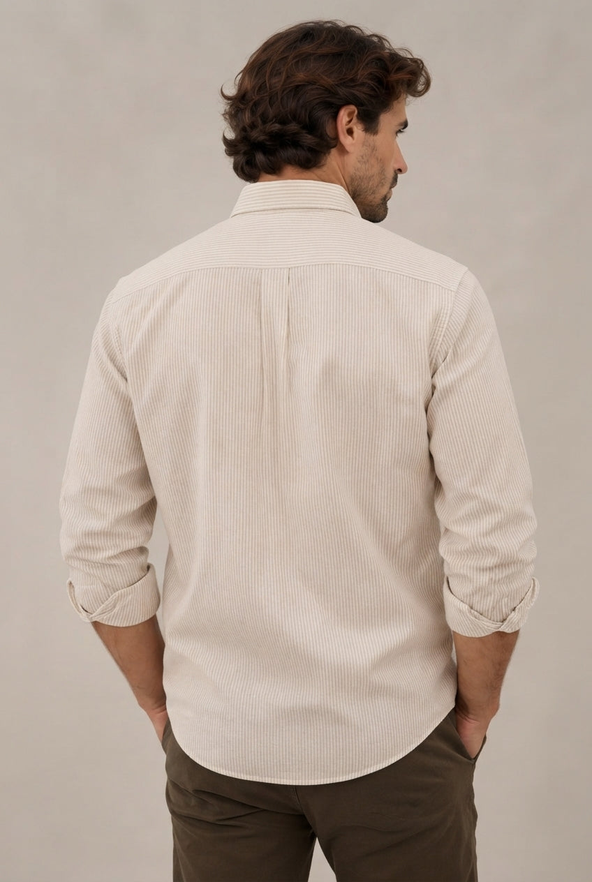 Camisa oxford raya roja · vista 2