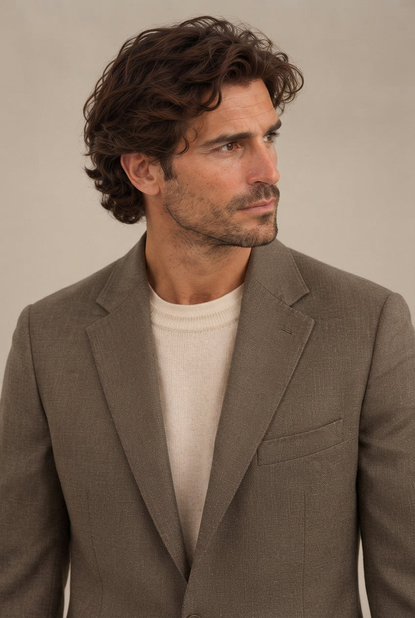 Chaqueta casual verde · vista 3