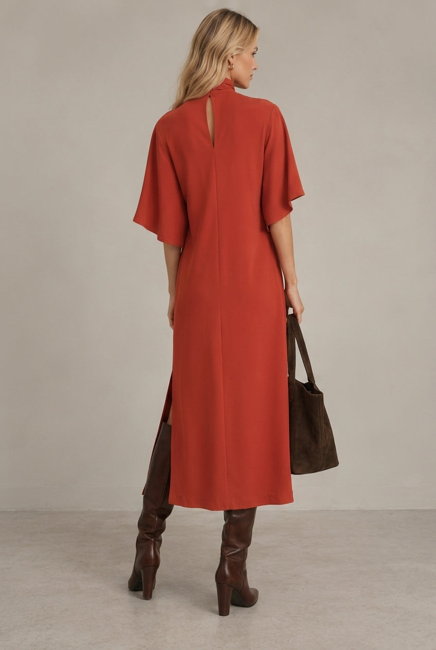VESTIDO MIDI LAZADA