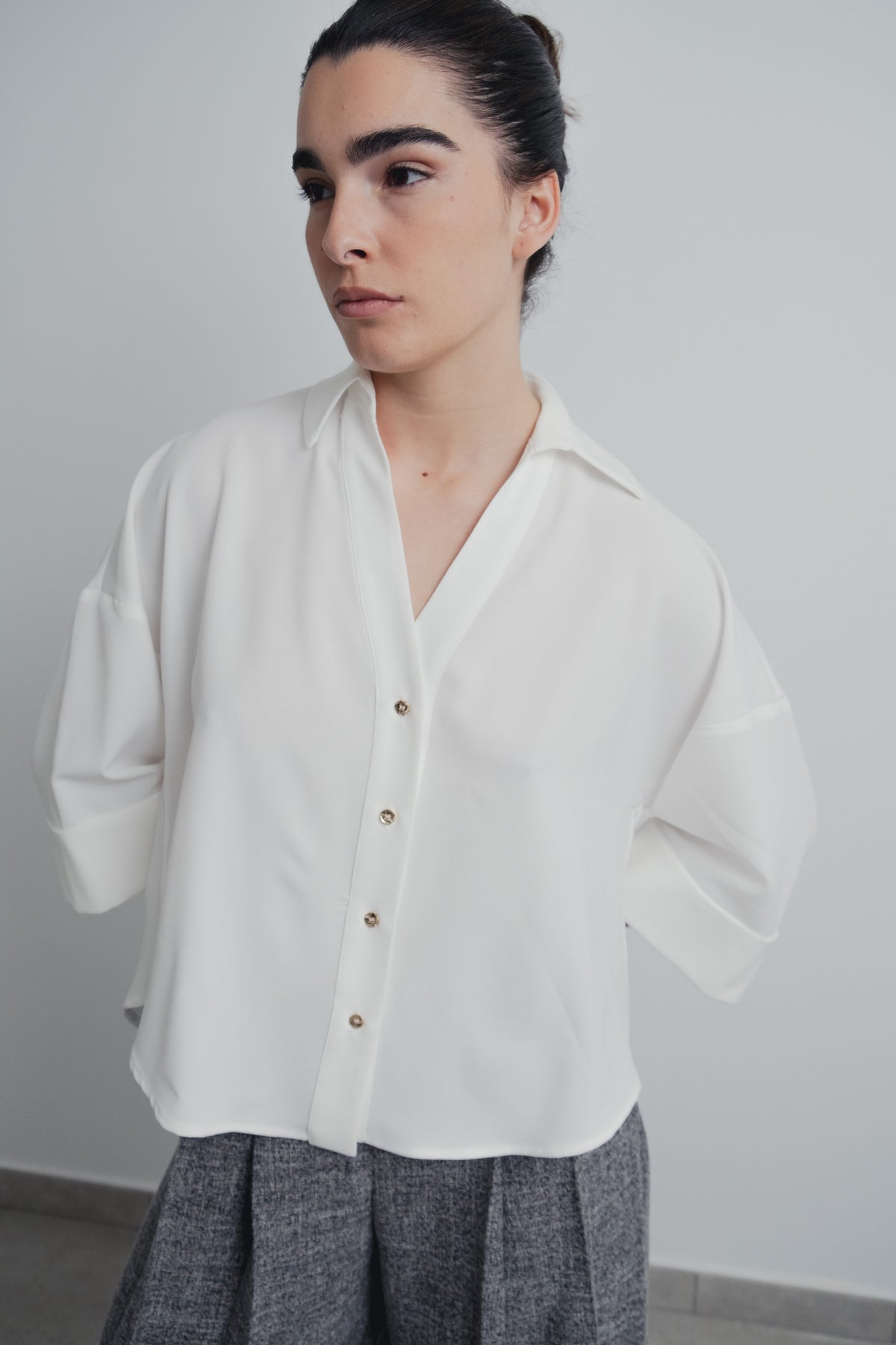 CAMISA MANGA VUELTA