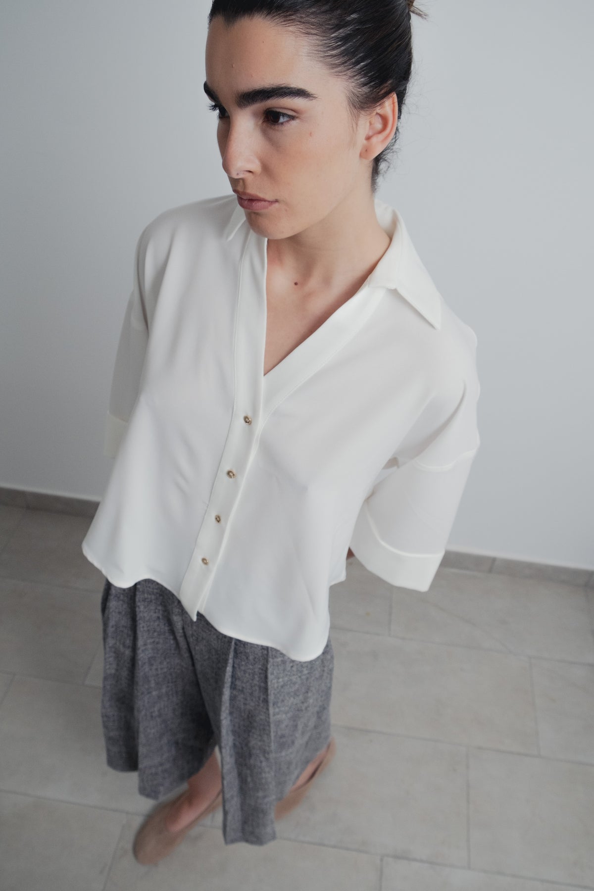 CAMISA MANGA VUELTA
