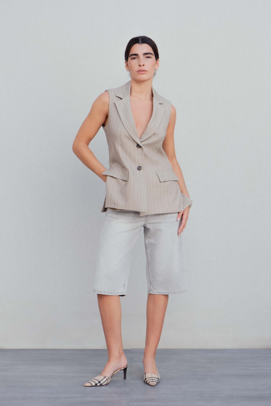 BERMUDA DENIM OVERSIZE