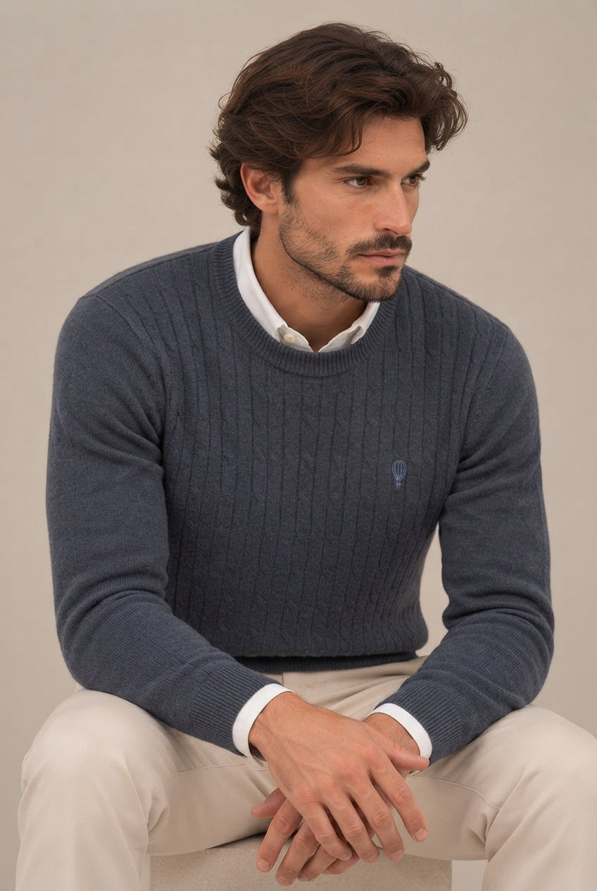 Jersey nudos cuello caja · vista 2