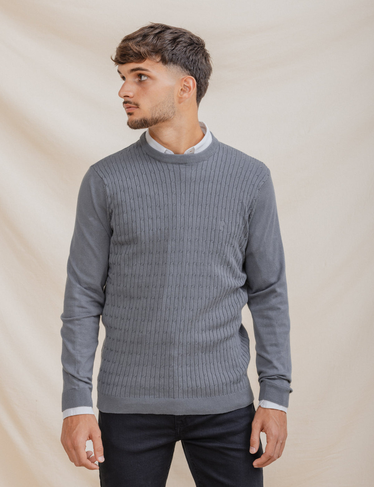 Jersey nudos cuello caja · vista 4