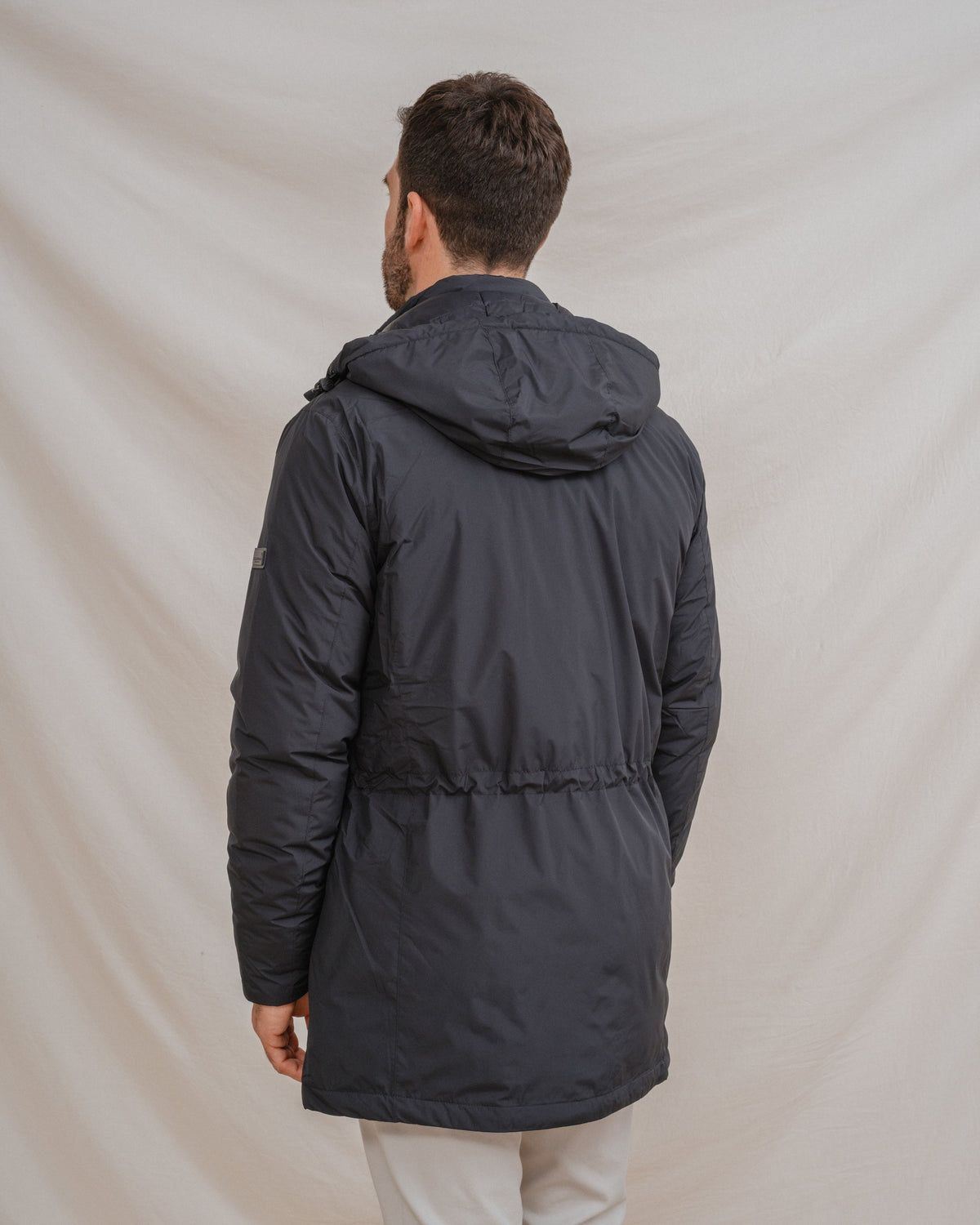 Parka azul capucha · vista 7